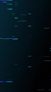Hacker saldırı ekranı arızalandı. Döngülü hackleme animasyonu. Hacker hata efektli saldırı mesajı. Sanal suç kavramı.