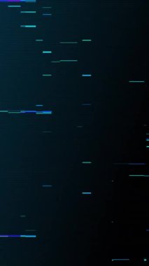 Sistem arızalı ekranı bozdu. Döngülü hackleme animasyonu. SİSTEM hata efektli HACKED iletisi. Sanal suç kavramı.