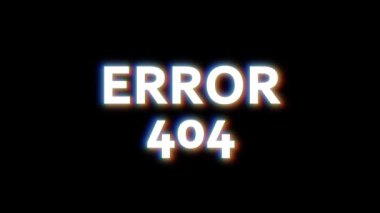 HATA 404 arıza pankartı. HATA 404 hata etkisinde.