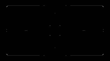 HUD hedef düzeni, siber punk dron arayüzü.