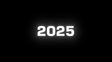 Yeni Yıl Kutlaması için 2025 Arıza Animasyonu.