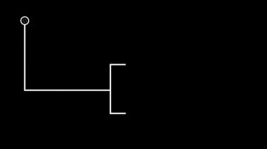 Bilim-Kurgu Projeleri için Dinamik Çağrı HUD animasyonu. Alfa.