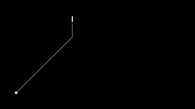 Bilim-Kurgu Projeleri için Dinamik Çağrı HUD animasyonu. Alfa.