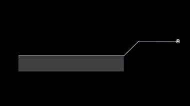 Bilim-Kurgu Projeleri için Dinamik Çağrı HUD animasyonu. Alfa.