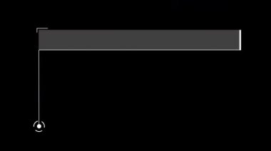 Bilim-Kurgu Projeleri için Dinamik Çağrı HUD animasyonu. Alfa.