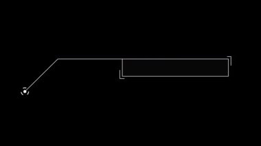 Fütürist Tasarımla HUD animasyonunu ara. Alfa.