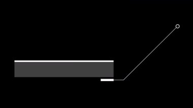 Dijital Arayüzlü Modern Çağrı HUD elementi. Alfa.