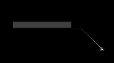 Dijital Arayüzlü Modern Çağrı HUD elementi. Alfa.