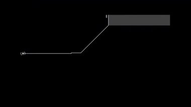 Yüksek teknoloji stili animasyonlu HUD çerçeve. Alfa.