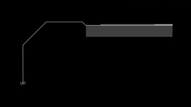 Fütürist Tasarımla HUD animasyonunu ara. Alfa.