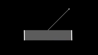 Bilim-Kurgu Projeleri için Dinamik Çağrı HUD animasyonu. Alfa.