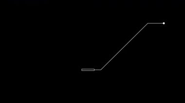 Fütürist Tasarımla HUD animasyonunu ara. Alfa.