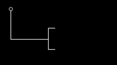 Bilim kurgu projeleri için Dinamik Arıza Çağrı HUD animasyonu. Alfa.