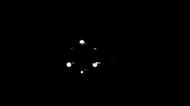 Glitch Looping Buffering Animation With Transparency.