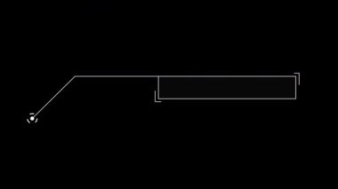 Glitch Callout HUD Animation With Futuristic Design. Alfa.