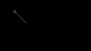 Bilim kurgu projeleri için Dinamik Arıza Çağrı HUD animasyonu. Alfa.