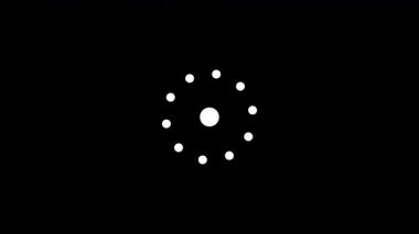 Loopable Loading Animation With Transparent Alpha Channel.