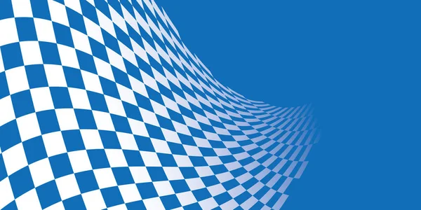 Blue White Checkered Abstract Background Race Background Space Text Racing — Stock vektor