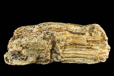 Asbest mineral numunesi lifli doku ve doğal oluşum..