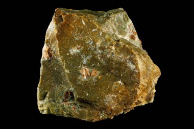 Clorophane mineral on black background.