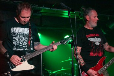 Lawnmower Deth 16 Eylül 2023 'te Slay Glasgow, İskoçya' da konser verdi. Lawnmower Deth It, İngiliz thrash metal grubudur ve bu türü parodileyip dört albüm kaydetmiştir. Başlangıçta 1980 'lerin sonlarında ve 1990' ların başında, 2008 'de reformlar yapıldı.