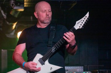 Lawnmower Deth 16 Eylül 2023 'te Slay Glasgow, İskoçya' da konser verdi. Lawnmower Deth It, İngiliz thrash metal grubudur ve bu türü parodileyip dört albüm kaydetmiştir. Başlangıçta 1980 'lerin sonlarında ve 1990' ların başında, 2008 'de reformlar yapıldı.