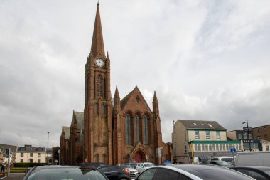 St. Columba 'nın İskoç Piskoposluk Kilisesi Largs' ı. İskoçya. İngiltere. 1876 'da Brisbane ailesinin hediye ettiği arazide inşa edilmiş ve inşaatı Glasgow Kontu finanse etmiş. Largs, Kuzey Ayrshire 'da Clyde' ın Firth of Clyde 'ına bağlı bir kasabadır. 