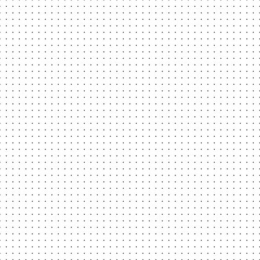 Geometrik dikişsiz desen. Yakın aralıklı siyah noktalar kare şeklinde. Hareket tasarımı ve 3D grafikler için pürüzlük, matlık ve tümsek haritası şablonu.