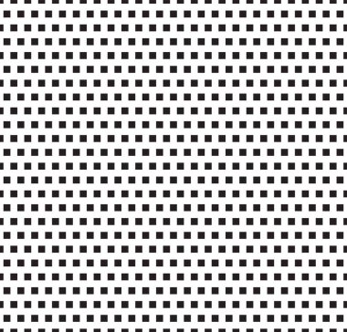 Siyah kare, birbirine yakın olan biri aracılığıyla sıralanmış. Kusursuz desen. Geometrik ızgara. Tasarım ve 3B grafikler için pürüzlük, matlık ve tümsek haritası şablonu.