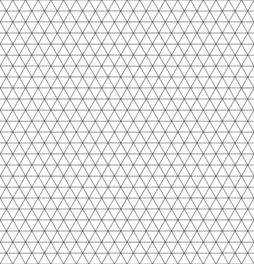 Geometrik desen. Üçgenlerin kusursuz örgüsü. Tasarım ve 3B grafikler için pürüzlük, matlık ve tümsek haritası şablonu.