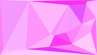 Vibrant abstract image featuring a captivating blend of pink geometric triangles and various shapes. Low poly. Vector illustration EPS 10 templates clipart