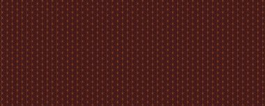 Klasik Soyut Sancak. Yıldız şekilli geometrik desen. Koyu Kahverengi Vektör Arkaplanı. Turuncu Çizgiler EPS10