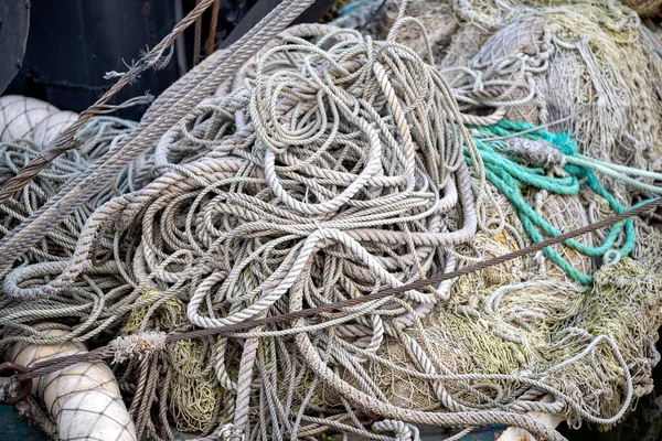 interlacing many ropes abstract background pattern