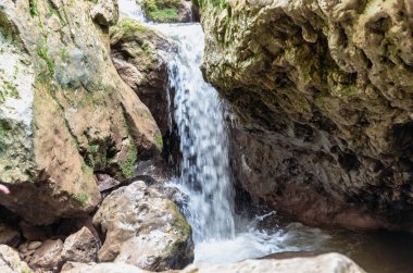 Tayland ormanında insansız bir şelale