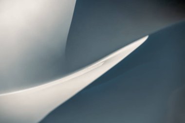 geometrik şekillerin eğri çizgilerinden mavi ve gri soyut arkaplan minimalist tasarım deseni