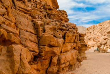 Mısır'daki çölde renkli Kanyon
