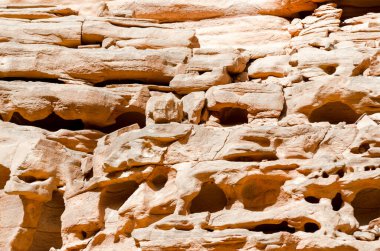 taş Rock'da turuncu renkli Kanyon closeup dokusuna