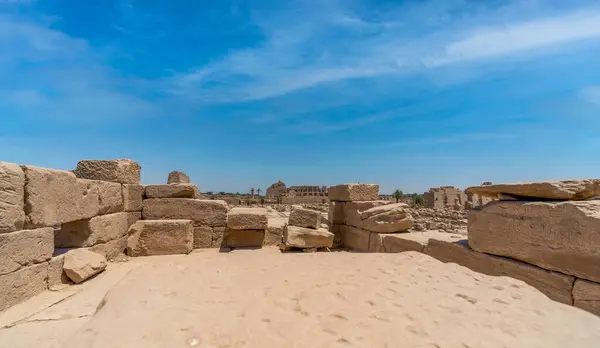 ruins of an ancient city without people in Egypt