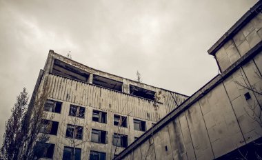 hotel Chernobyl Ukrayna adı ile bina terk edilmiş