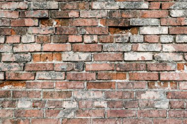 Eski tuğla duvarın dokusu