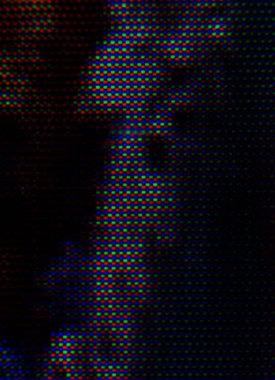 Koyu arkaplan üzerindeki renkli bulanık noktaların soyut arkaplan deseni