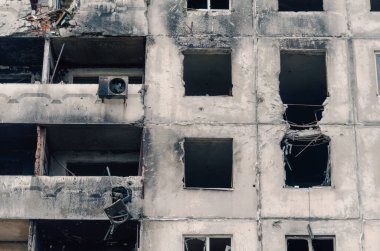 Ukrayna 'daki savaşta kaybedilen evlerde insanlar yoktu.