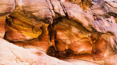 taş Rock'da turuncu renkli Kanyon closeup dokusuna