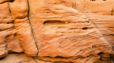 taş Rock'da turuncu renkli Kanyon closeup dokusuna