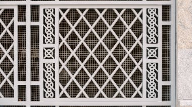 Eski bir taş yapının parçası ve binanın klasik dekorunun bir parçası soyut mimari arka plan deseni