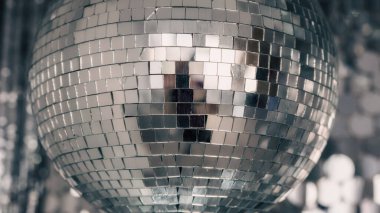 İnsanlar olmadan soyut disko arkaplanı kapat