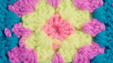 pattern knitted wool clothes handmade close up clipart