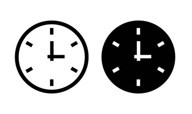 Saat simgesi, Zamanlayıcı, Hızlı zaman, saat hız kavramını durdur, hızlı dağıtım, ekspres ve acil servisler, bitiş süresi, gecikme, alarm kronometre simgeleri, vektör, işaret, logo, illüstrasyon, düzenlenebilir