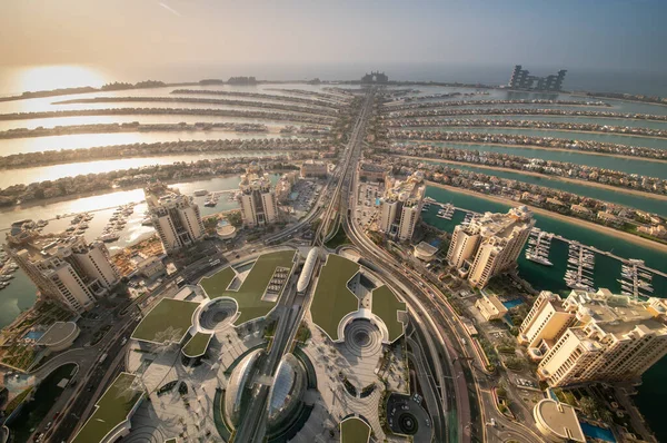 Widok Góry Piękne Arabskie Miasto Dubai Marzec 2022 — Zdjęcie stockowe