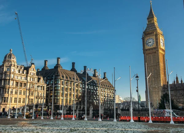 Picturesque Streets Buildings Square Wonderful City London England December 2022 — Fotografia de Stock